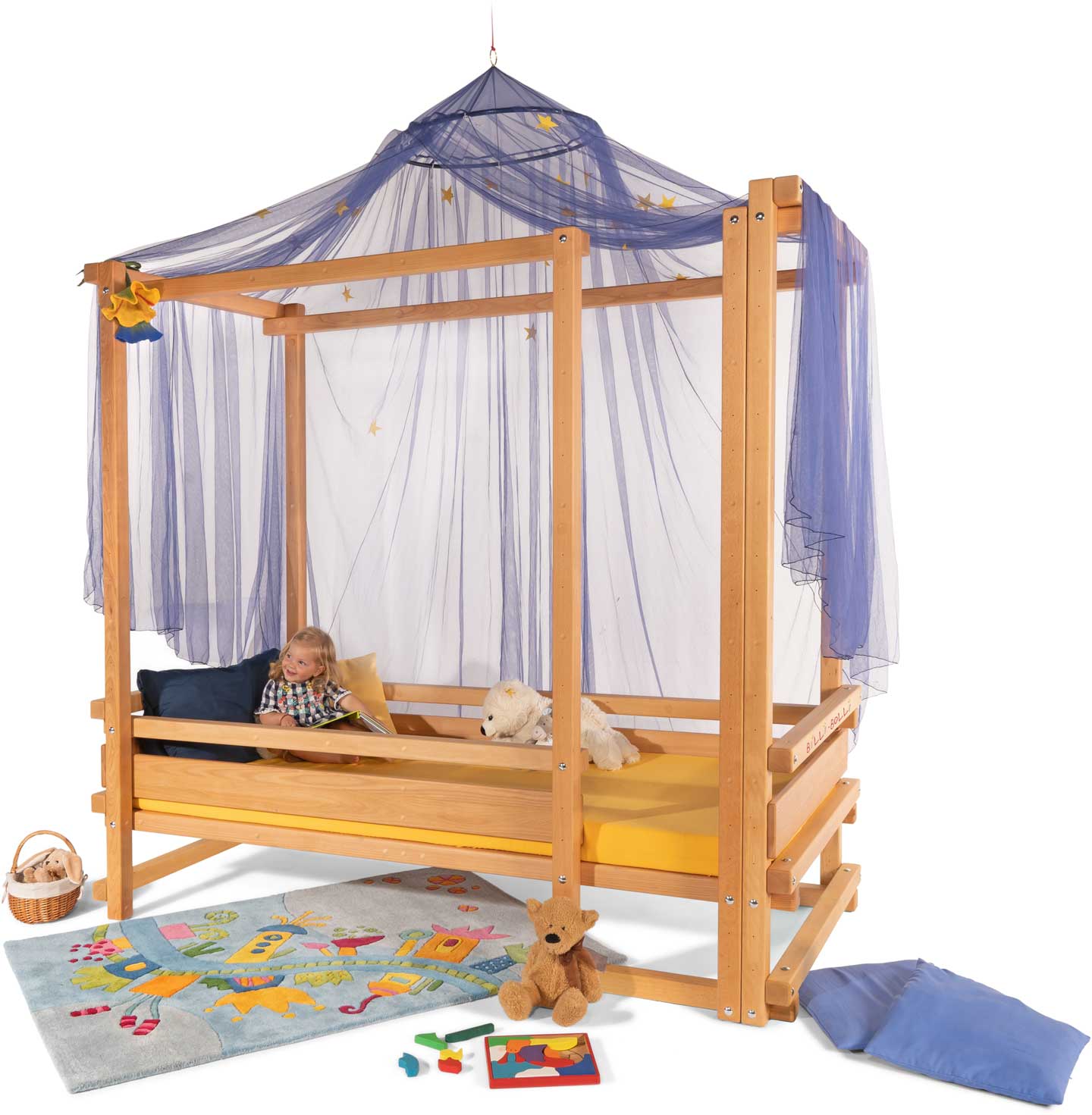 Loft Bed Adjustable by Age. Assembling Option 4: Midi-1