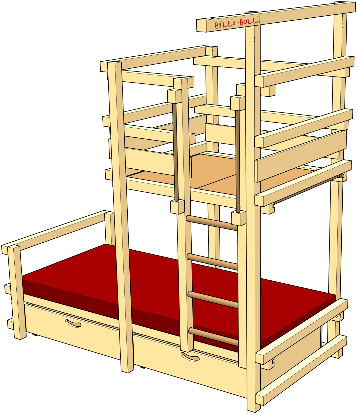 Pitched Roof Bed