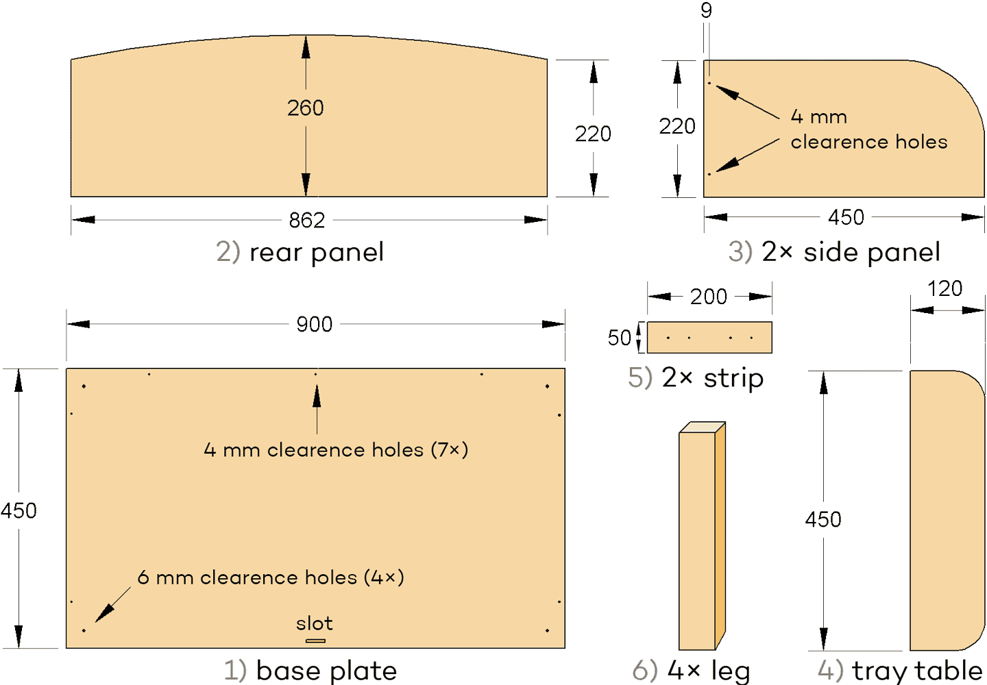 Bedside Crib Construction Manual
