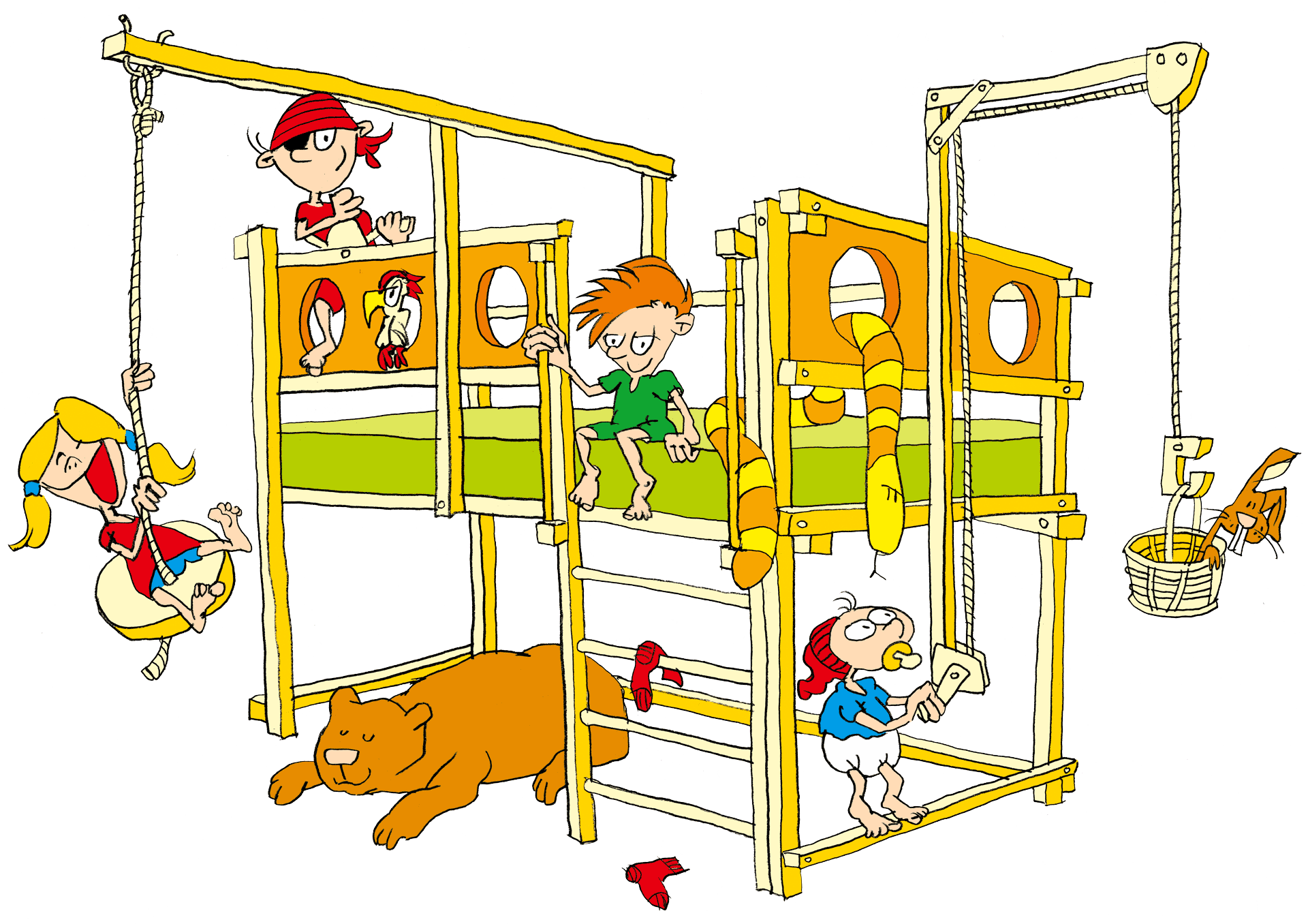 Poschodové postele pre deti a dospievajúcich