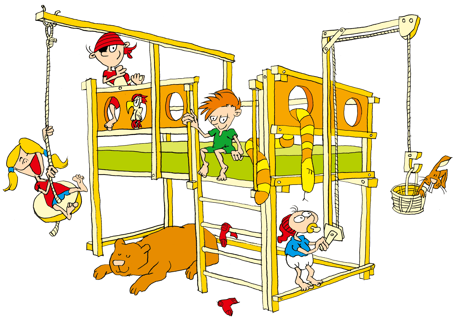 Žaidimų lovos ir nuotykių lovos