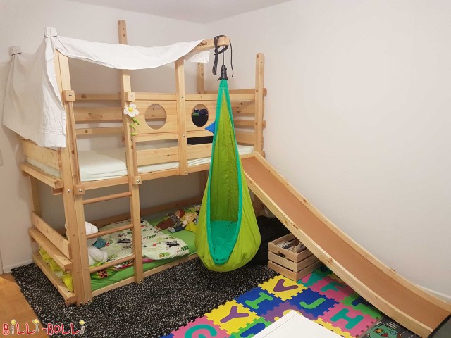 Our bunk bed variant for younger children mounted at initial assembly heights … (Bunk Bed)