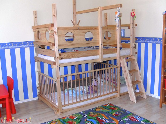 Letto a castello, variante per bambini piccoli Caro team Billi-Bolli! … (Letto a castello)