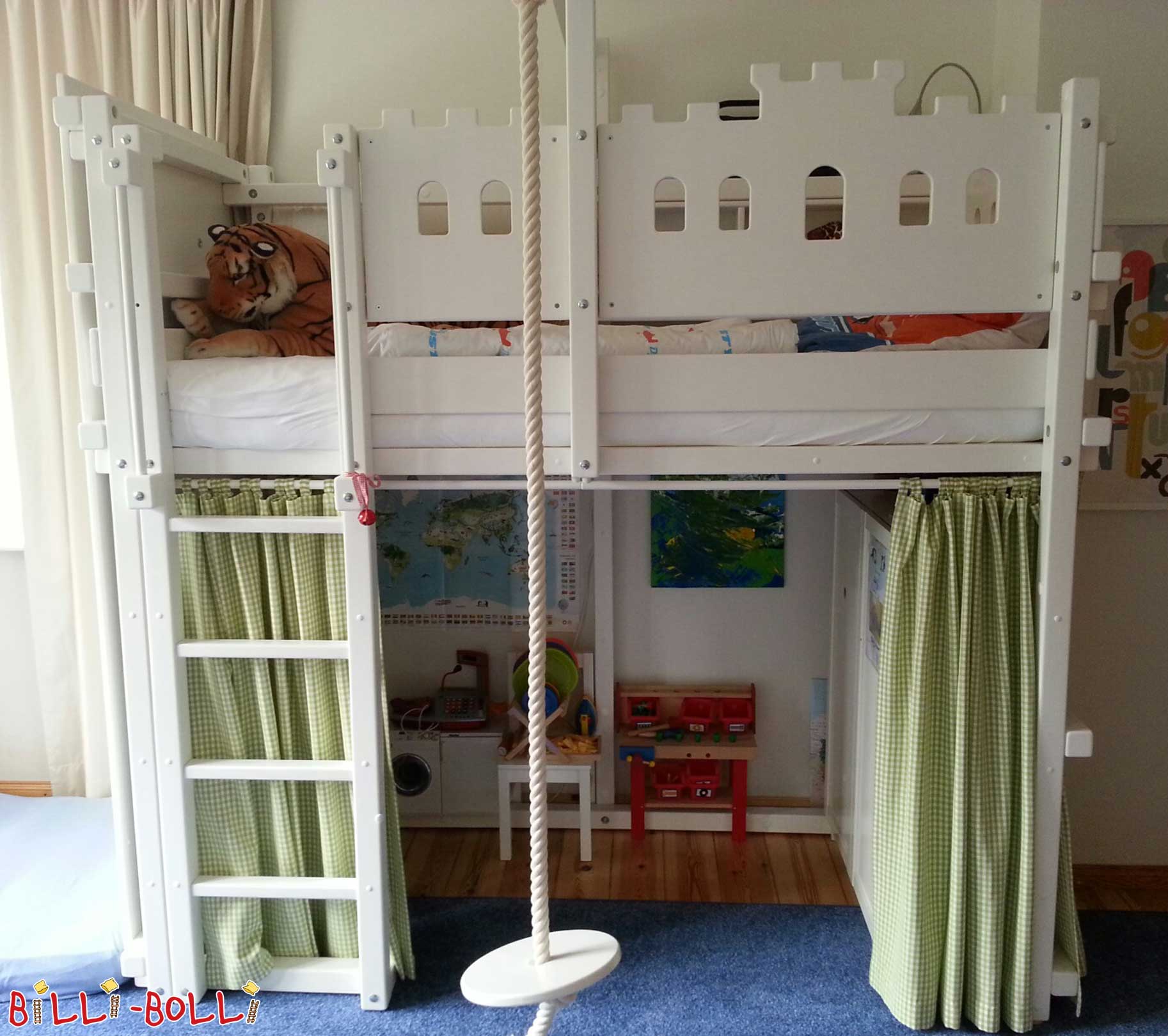 A letter from Mrs. Sorge from Berlin: My son is as happy as he can be … (Loft Bed Adjustable by Age)