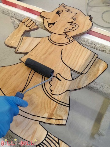 Steg 8: Grundmålning (Figurer för trafiklugnande)