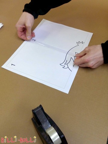 steg 4: Överför konturer (Figurer för trafiklugnande)