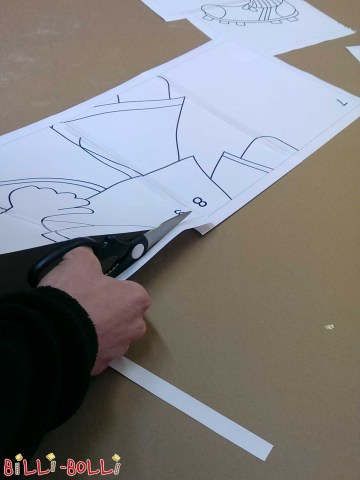 steg 4: Överför konturer (Figurer för trafiklugnande)