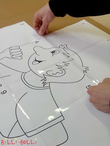 steg 4: Överför konturer (Figurer för trafiklugnande)