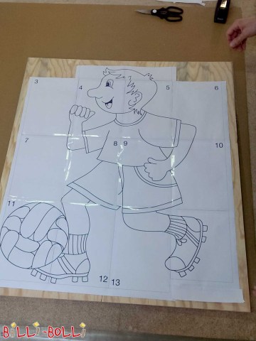 steg 4: Överför konturer (Figurer för trafiklugnande)