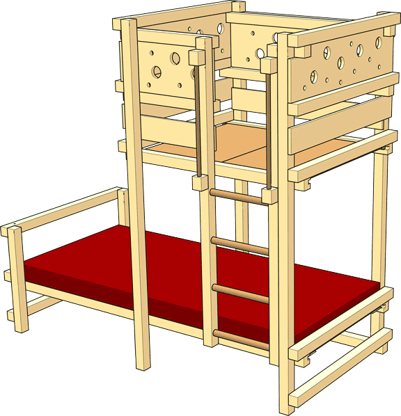 Cama para buhardilla – Seguridad certificada por el organismo alemán TÜV Süd