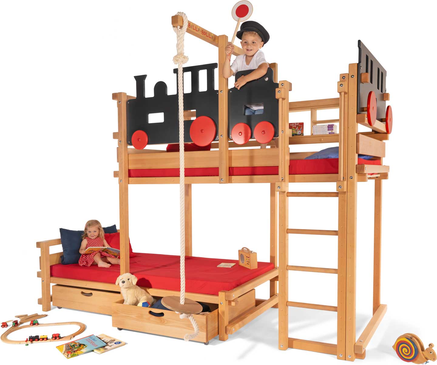 Bunk Bed Laterally Staggered