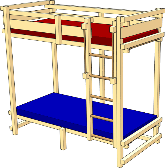 Youth Bunk Bed – TÜV Süd certification mark “Geprüfte Sicherheit” (GS / tested safety)