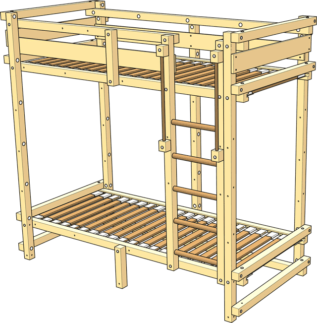 Included in the delivery Youth Bunk Bed
