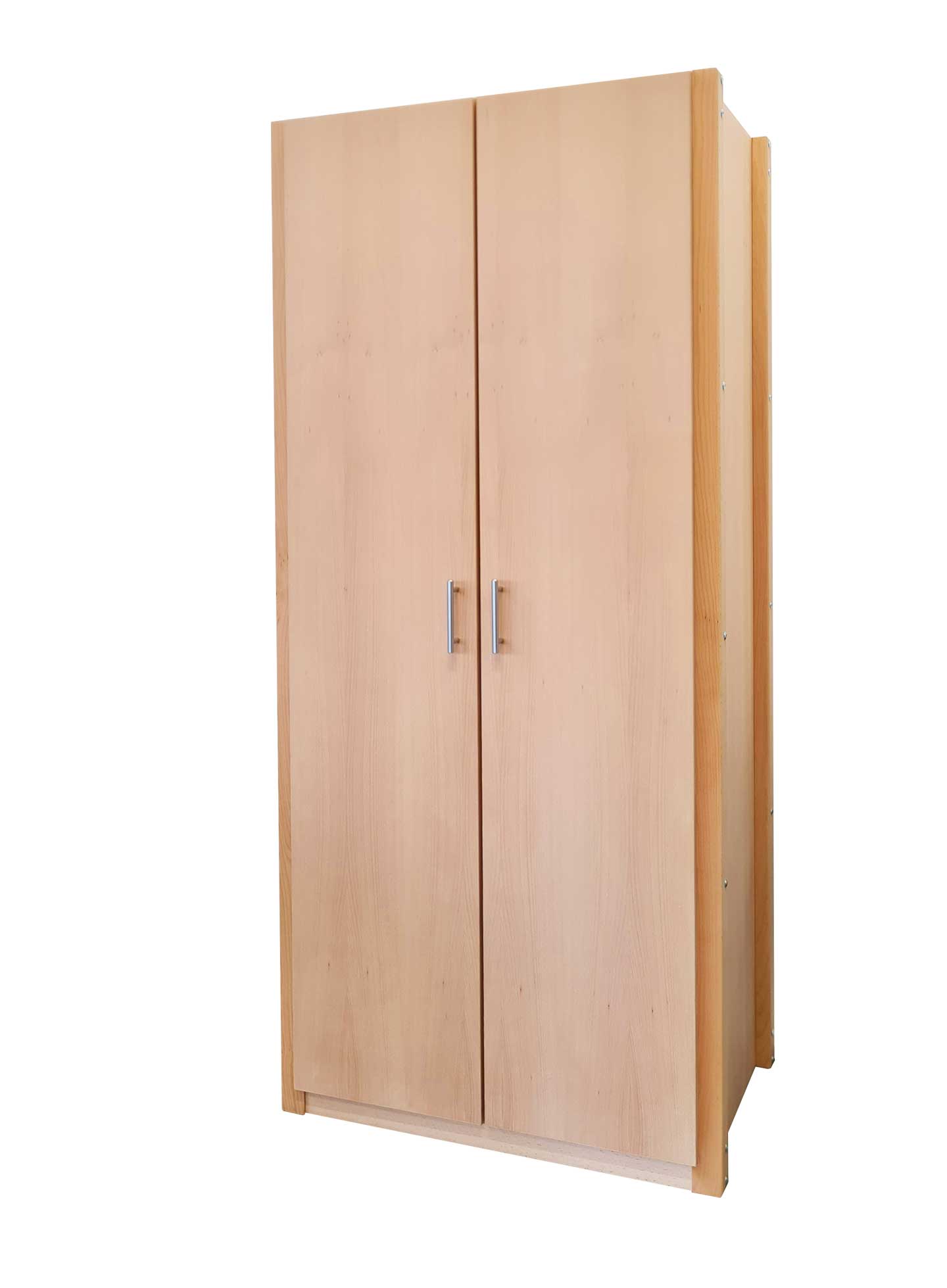 2-door wardrobe (here: version in beech)