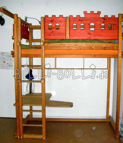 2 camas altas para estudiantes engrasadas que crecen con el niño (camas de caballero) (Categoría: cama alta segunda mano)