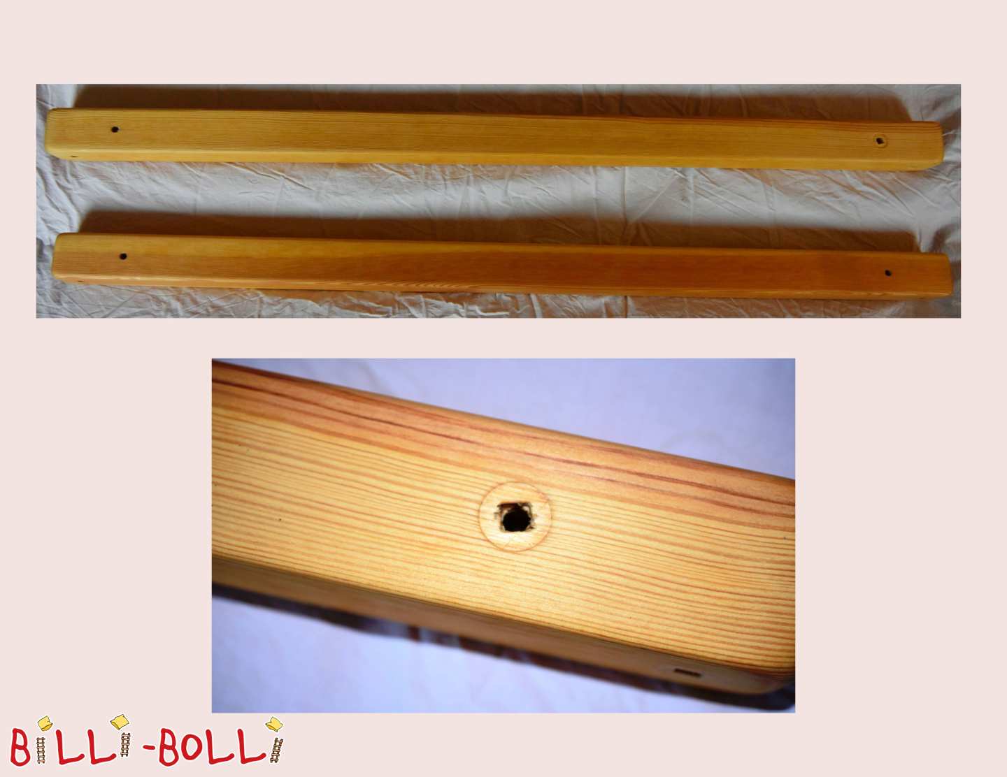 2 x bigues laterals W5, longitud 112 cm, per a un llit alt que creix amb tu (Categoria: Accessoris/peces d'expansió utilitzades)