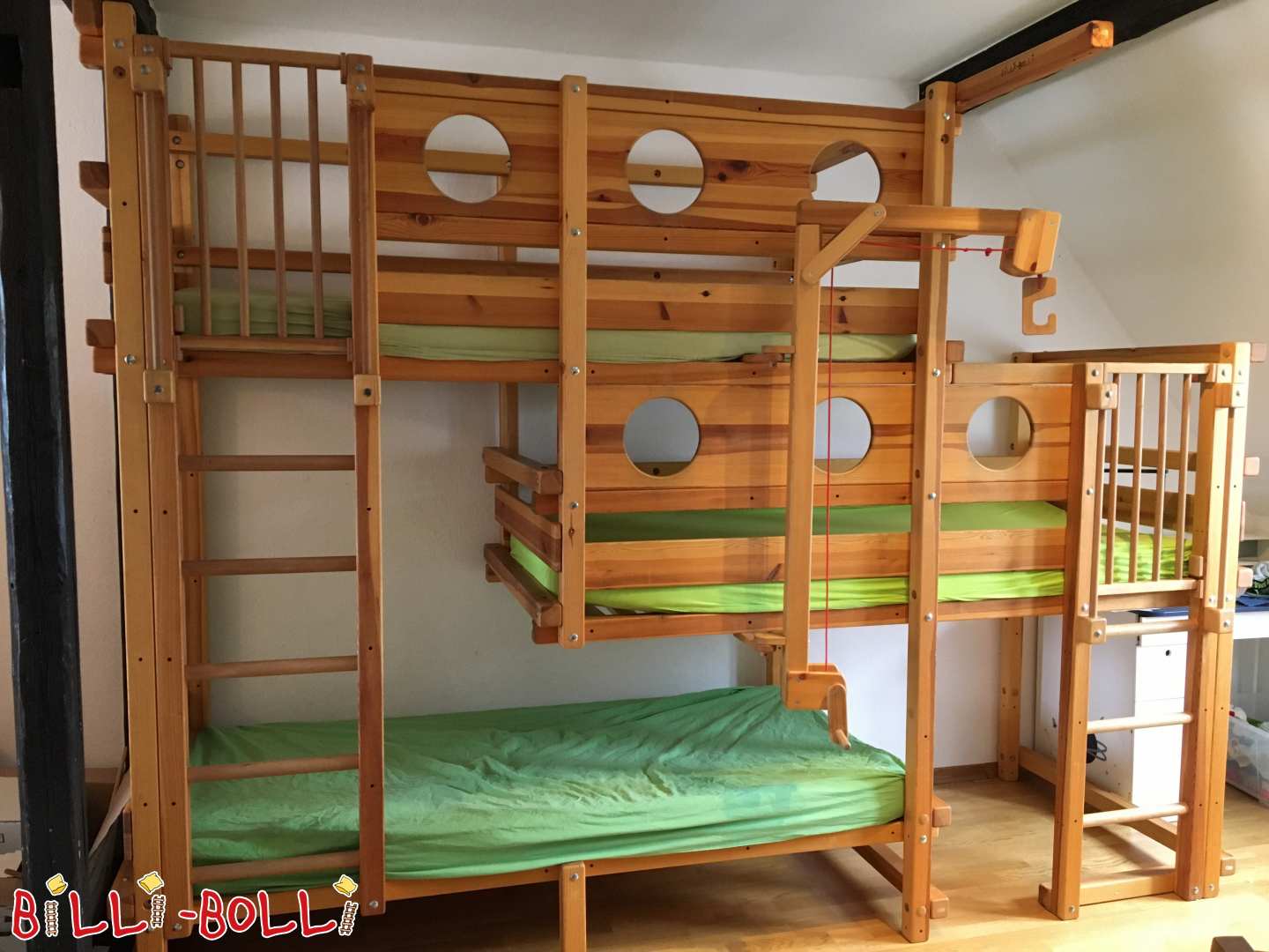 3-person bunk bed type 2 B in Stuttgart (Category: second hand bunk bed)