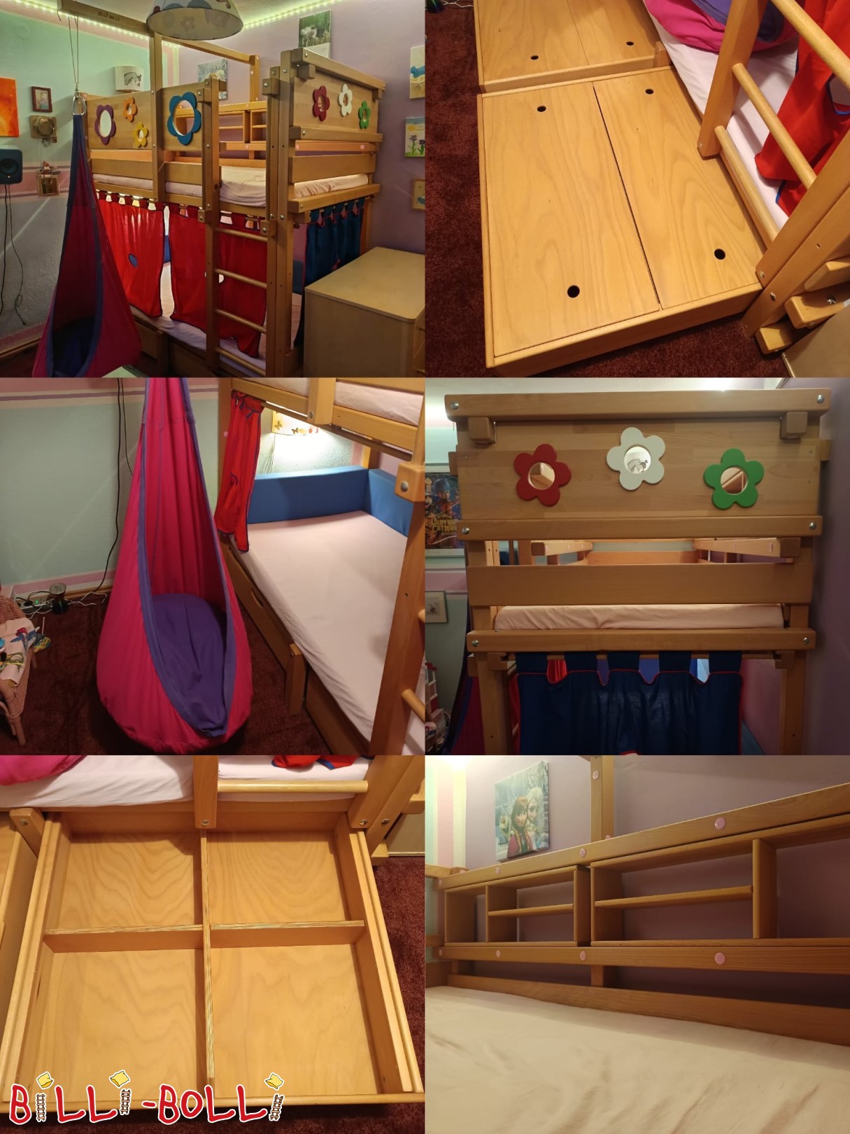 Ranza, 90 x 200, yağlı kayın, çok sayıda aksesuar ile - 85241 (Kategori: Ranza kullanılmış)