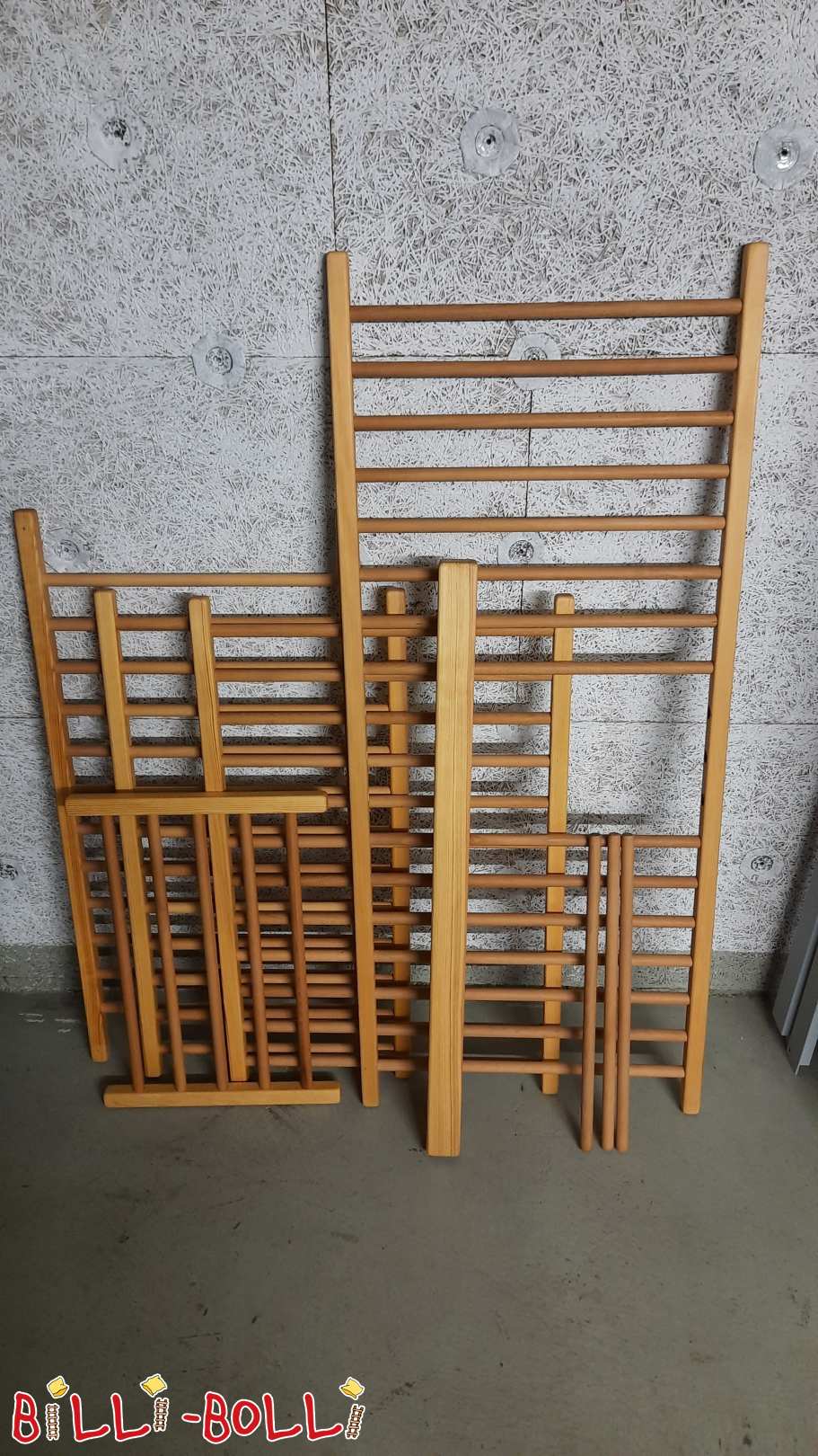 Baby grid set for 3/4 of the couchettes, pine oiled-waxed, in Munich (Category: Accessories/extension parts pre-owned)