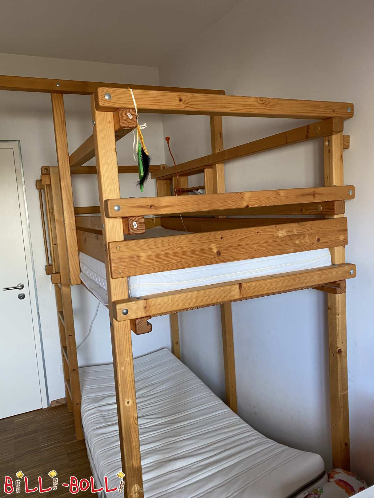 Both top bed spruce with conversion to single-top bed (Category: Both-Up Bunk Beds pre-owned)