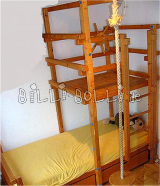 Billi-Bolli Poševna streha/gusarska postelja (Kategorija: Uporabljeno podstrešno ležišče)
