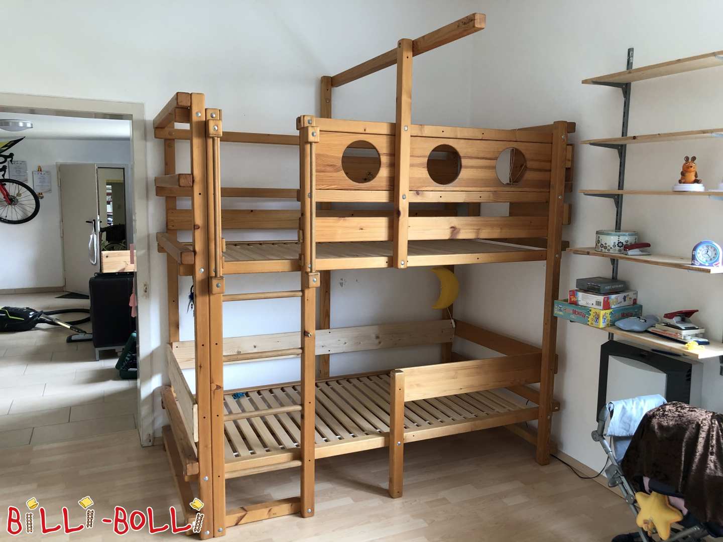Leaba bunc Billi-Bolli 200x100 péine, nádúrtha (Catagóir: Leaba bunc a úsáidtear)