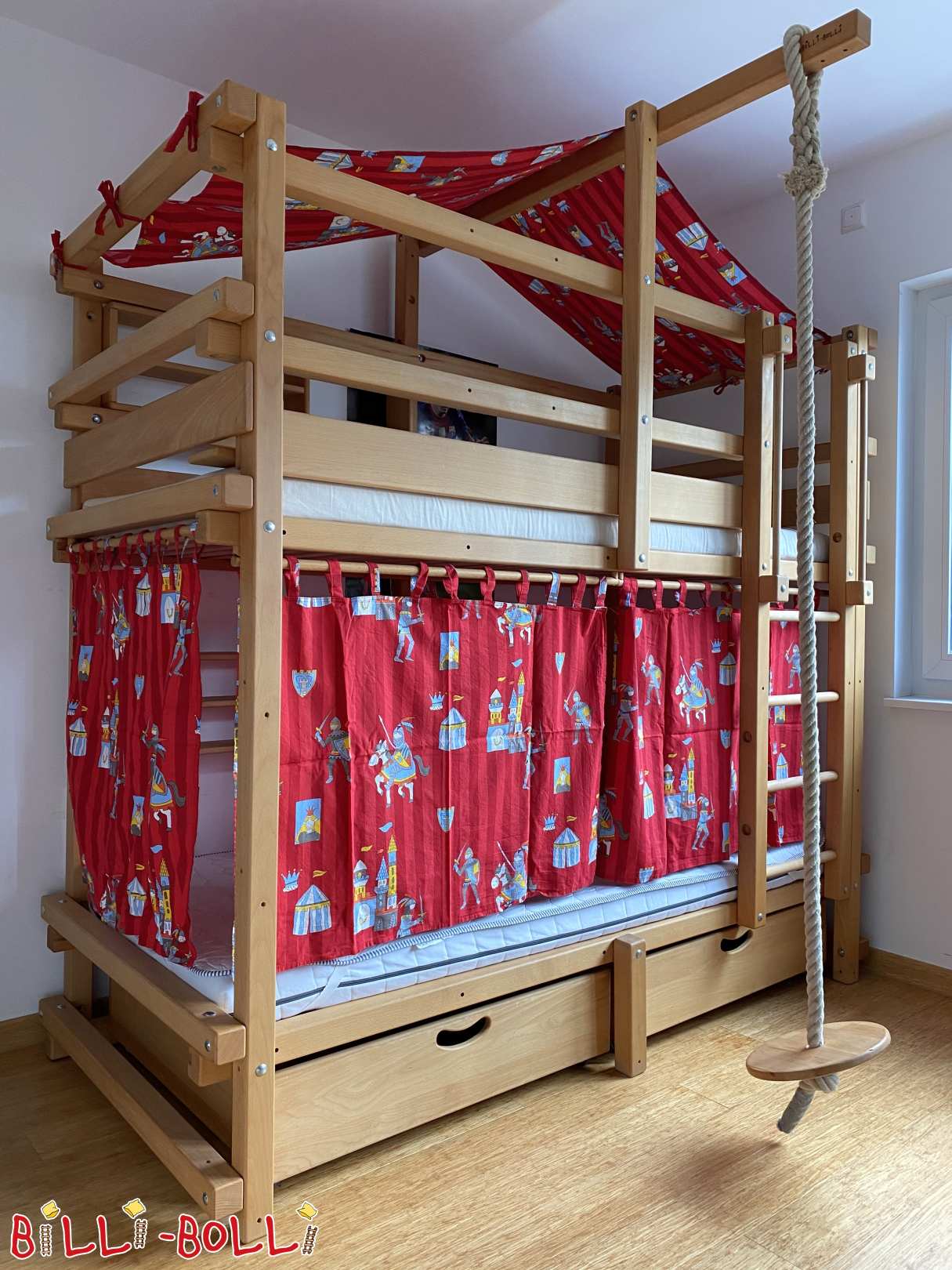 Billi-Bolli bunk bed made of oiled beech in Dresden (Category: Bunk Bed pre-owned)