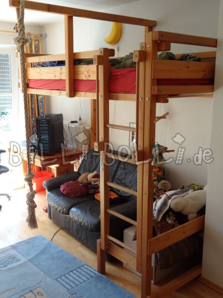 سرير Billi-Bolli بطابقين "القراصنة" 90 × 200 سم (باب: سرير علوي مستعمل)