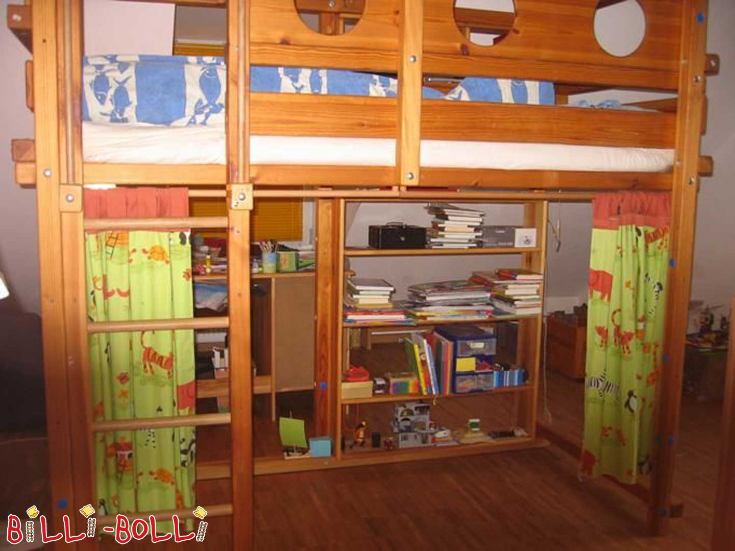 Billi-Bolli Barnas loft seng 90/ 200 cm (Kategori: Loftseng brukt)
