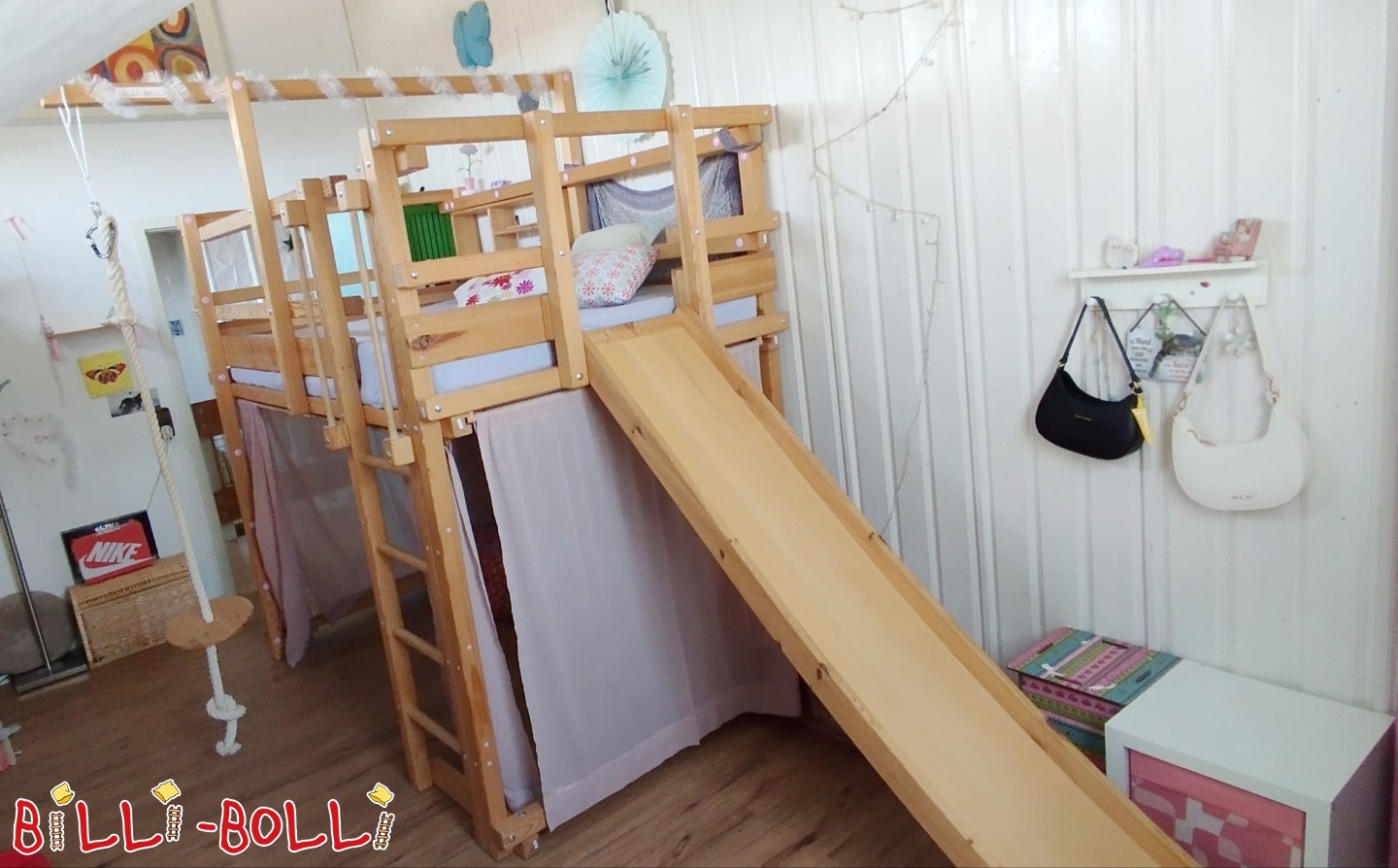 Aanbod 5716: Billi-Bolli hoogslaper 120x200, grenen, met veel accessoires, Bodelshausen Billi-Bolli hoogslaper 120x200, grenen, met veel accessoires, Bodelshausen (Categorie: Groeiende hoogslaper gebruikt)