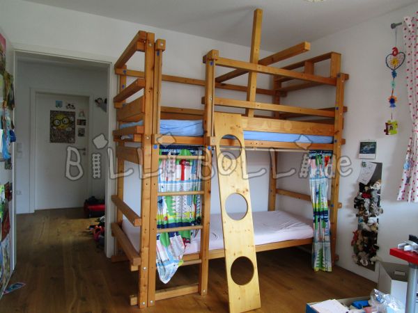 Billi-Bolli loftseng laget av oljet furu (Kategori: Loftseng brukt)