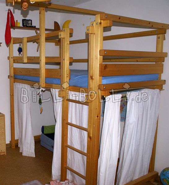 Billi-Bolli Letto a soppalco (abete) (Categoria: letto a soppalco usato)
