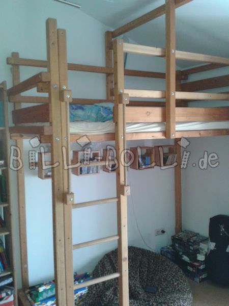 Billi-Bolli سرير علوي شجرة التنوب المزيتة (باب: سرير علوي مستعمل)
