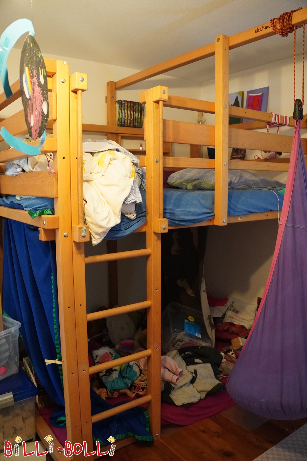 Publicidade 5703: Vende-se cama alta Billi-Bolli que acompanha o crescimento da criança Vende-se cama alta Billi-Bolli que acompanha o crescimento da criança (Categoria: Cama alta que cresce com a criança usada)