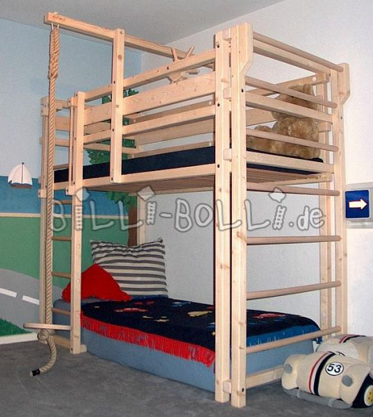 Billi-Bolli krevet u potkrovlju, raste s djetetom (Kategorija: Korišten krevet u potkrovlju)