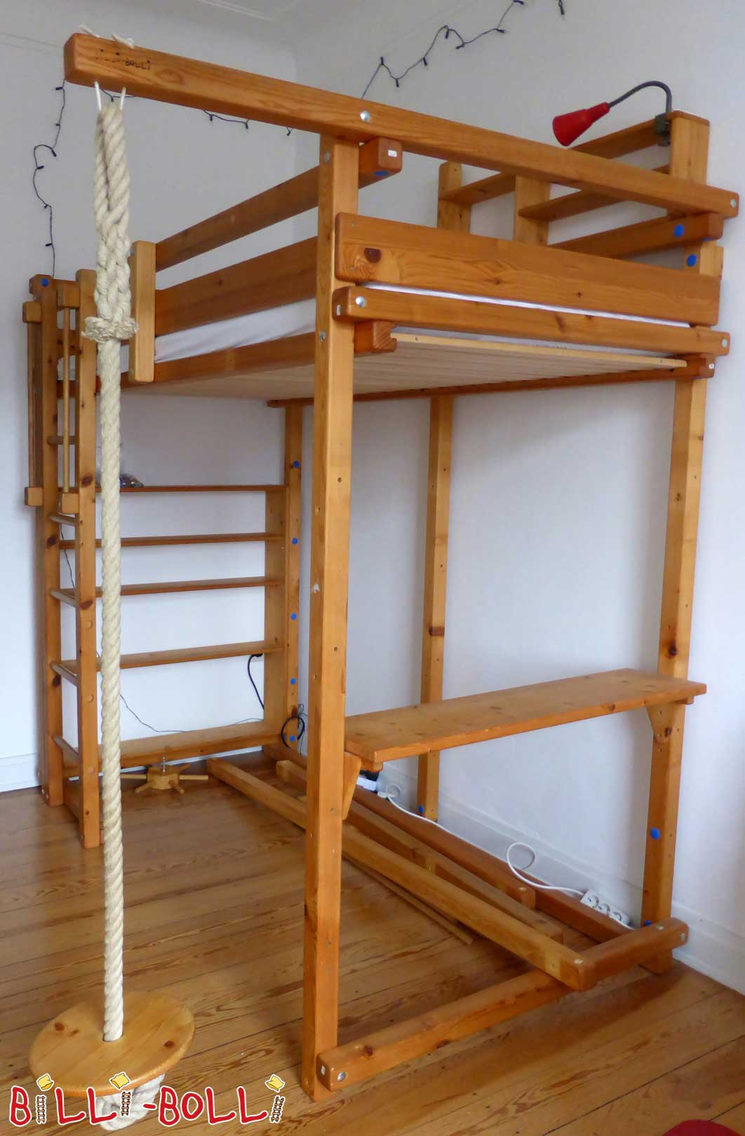Billi-Bolli loft bed grows with the child (Category: second hand loft bed)