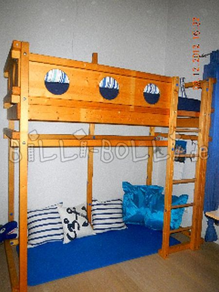 Billi-Bolli Loft gulta, kas aug kopā ar bērnu (Kategorija: Izmantota bēniņu gulta)
