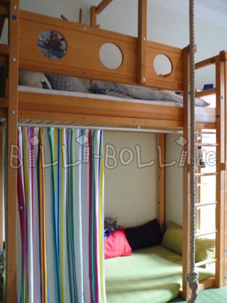Billi-Bolli "Pirate" llit altell amb peus de llit altell d'estudiants (Categoria: Necessita llit alt)