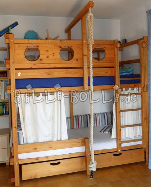 Billi-Bolli Pirate Bunk Bed Spruce (Category: second hand loft bed)