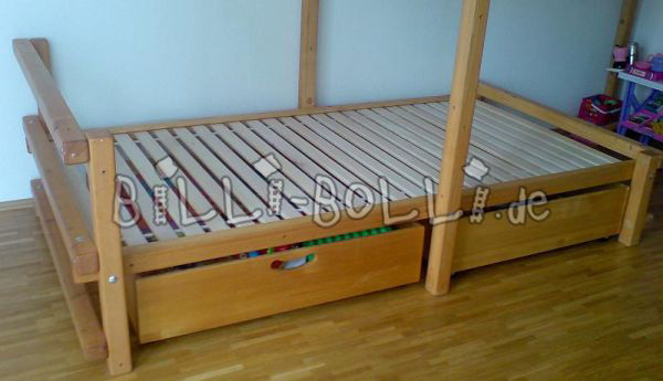 The lower bed of our bunk-over-corner (Category: second hand bunk bed)