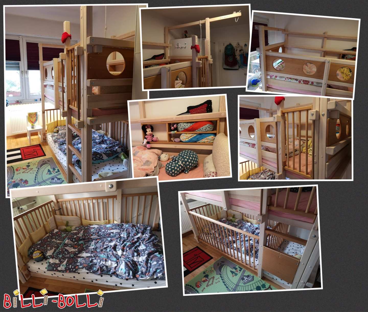 Bunk bed, arżnu abjad igglejżjat, portholes u baby gate f'Karlsfeld (Kategorija: Bunk bed użat)