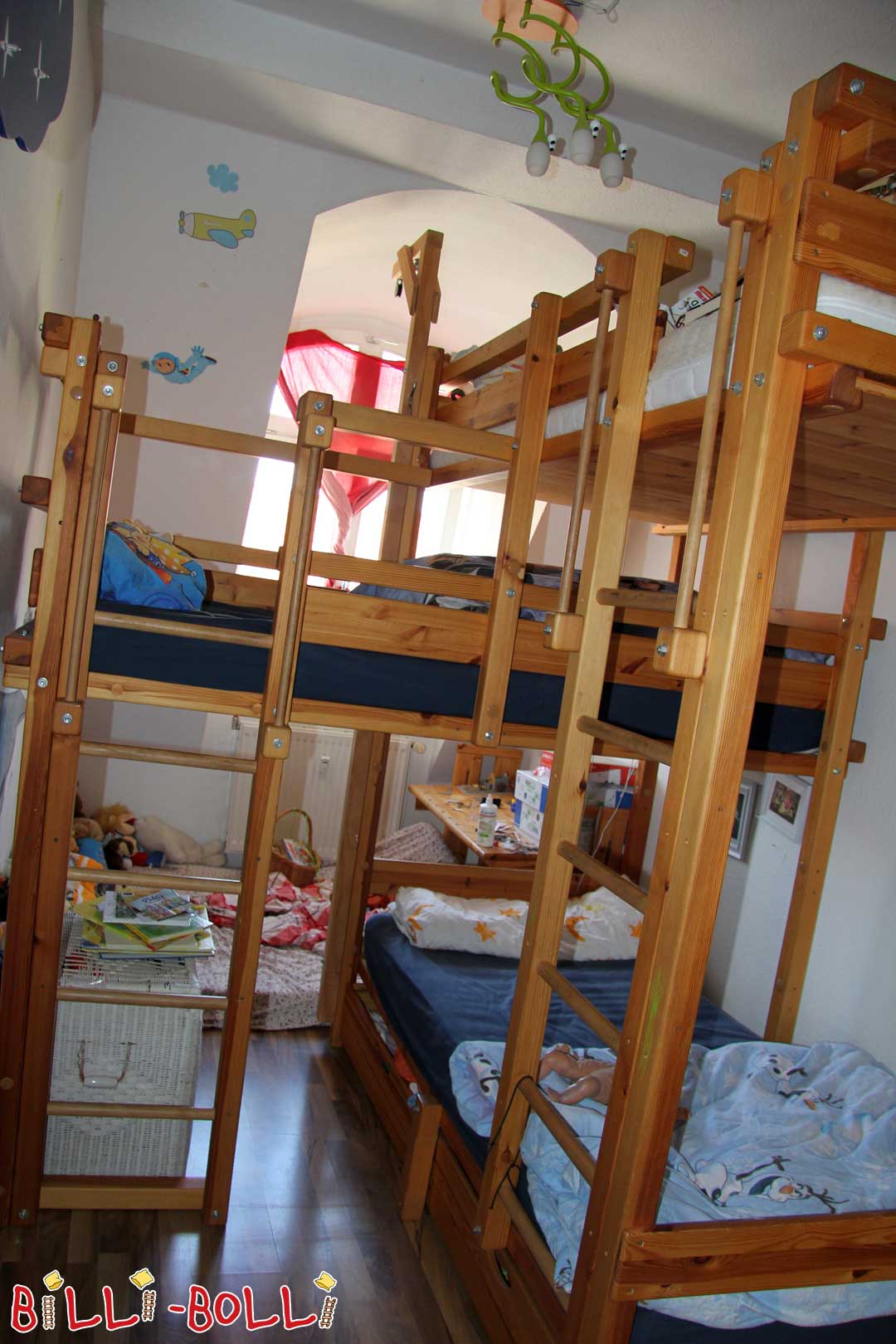 Three-bed-over-corner (Category: second hand kids’ furniture)