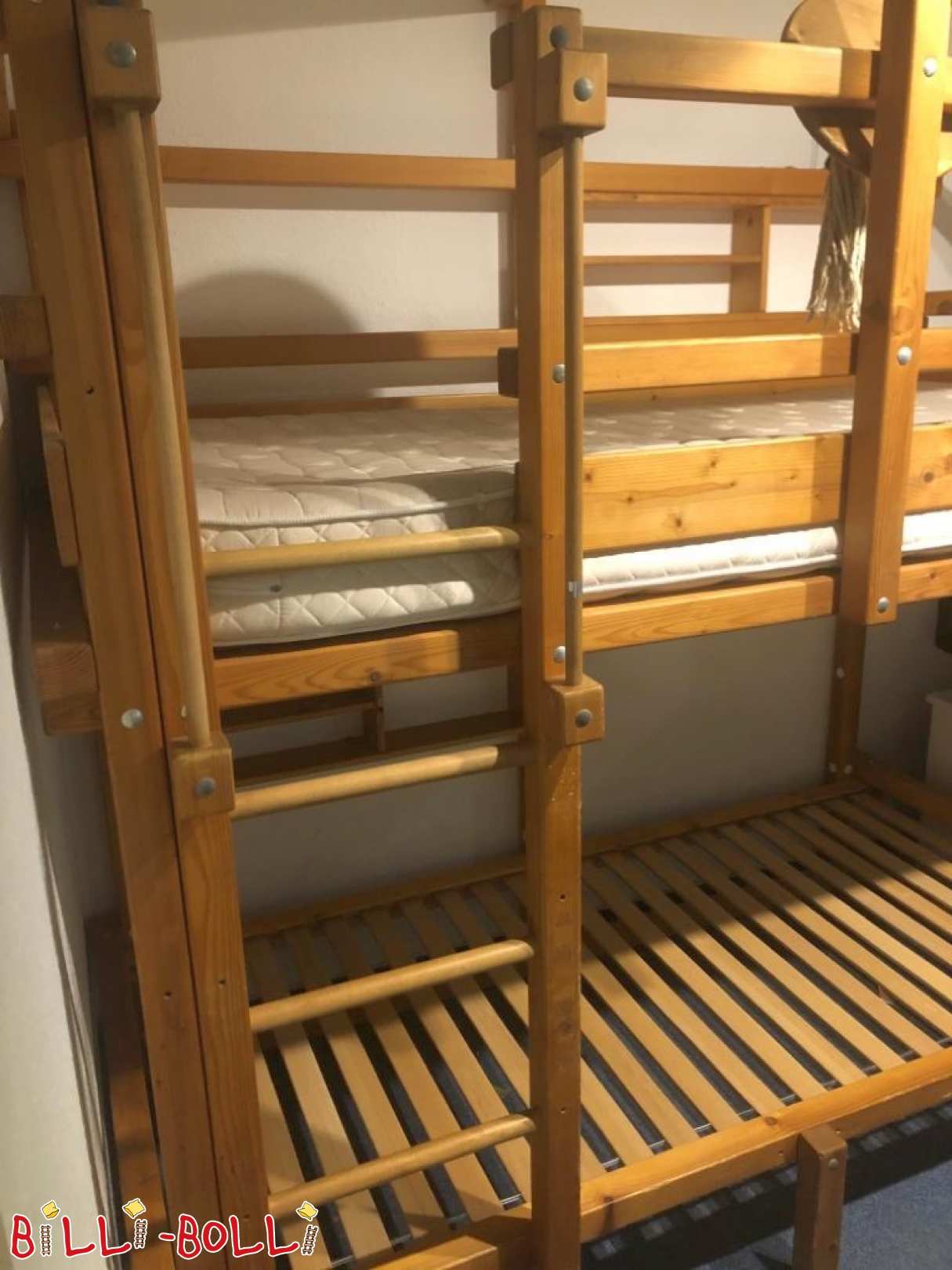 Bunk bed 100/200 oiled-waxed - Region Stuttgart (Category: second hand loft bed)