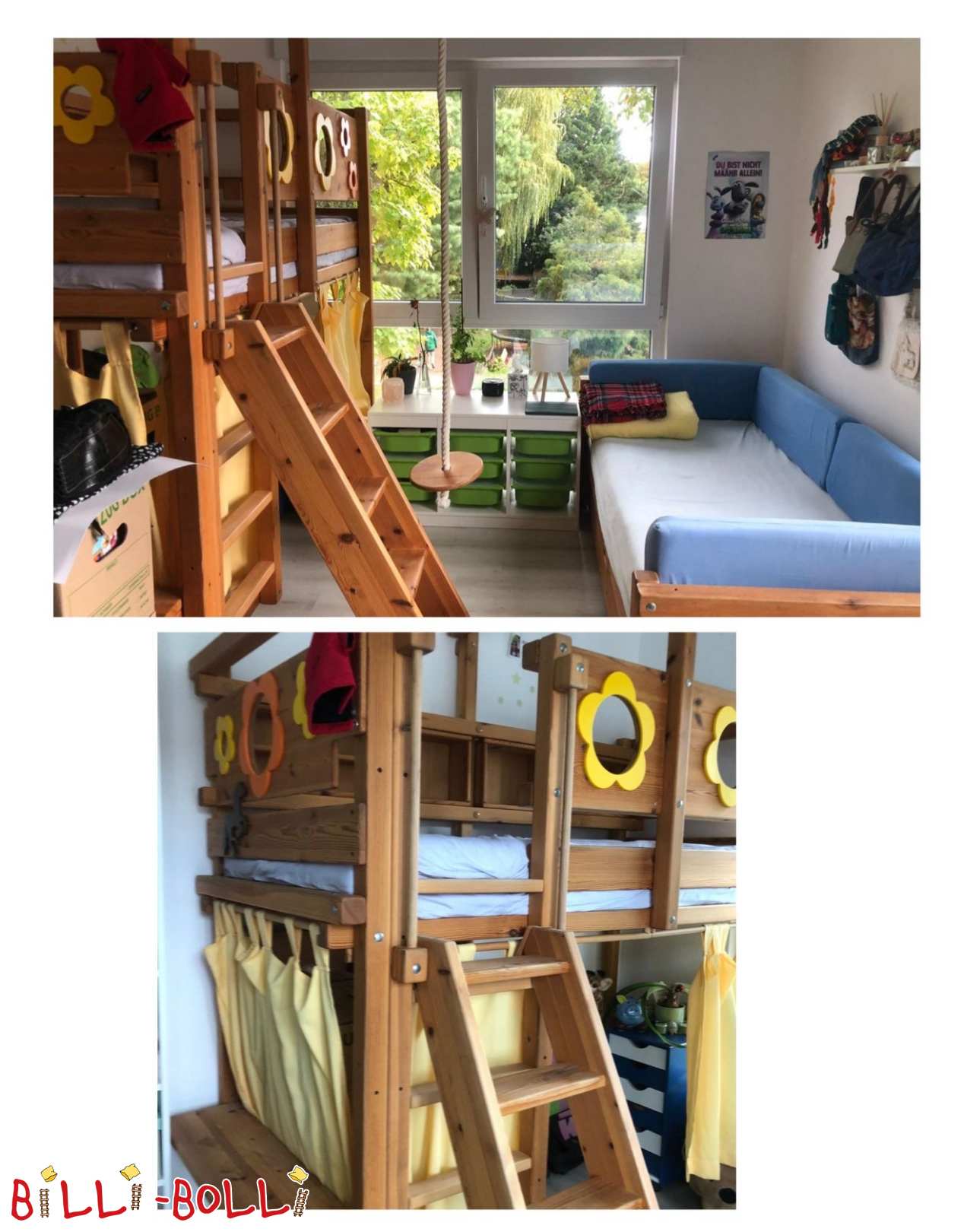 Publicidade 7030: Beliche 90x200 + conjunto de conversão para cama de criança + muitos acessórios Beliche 90x200 + conjunto de conversão para cama de criança + muitos acessórios (Categoria: Camas usadas)