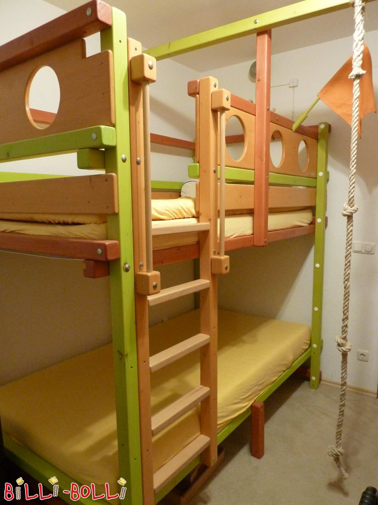 Bunk bed, spruce coloured glazed, 100x200 in Landsberg am Lech (Category: Bunk Bed pre-owned)