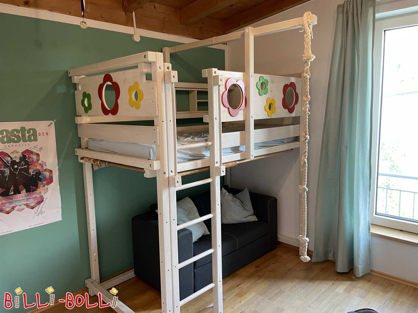 Bunk bed in 90 x 190cm with 2 lying areas + accessories near Munich (Category: Bunk Bed pre-owned)