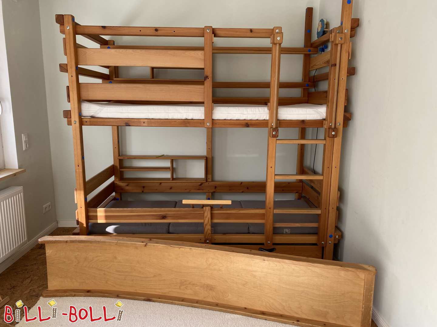 Bunk bed in 90x200 with slide (Category: Accessories/extension parts pre-owned)