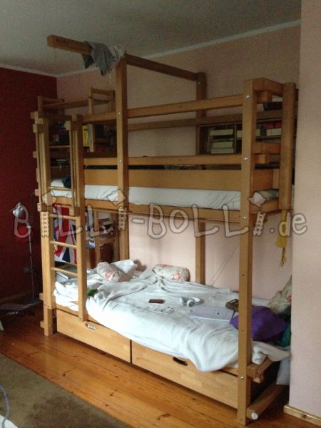 Bunk bed fil-fagu, oiled (Kategorija: Sodda loft meħtieġa)