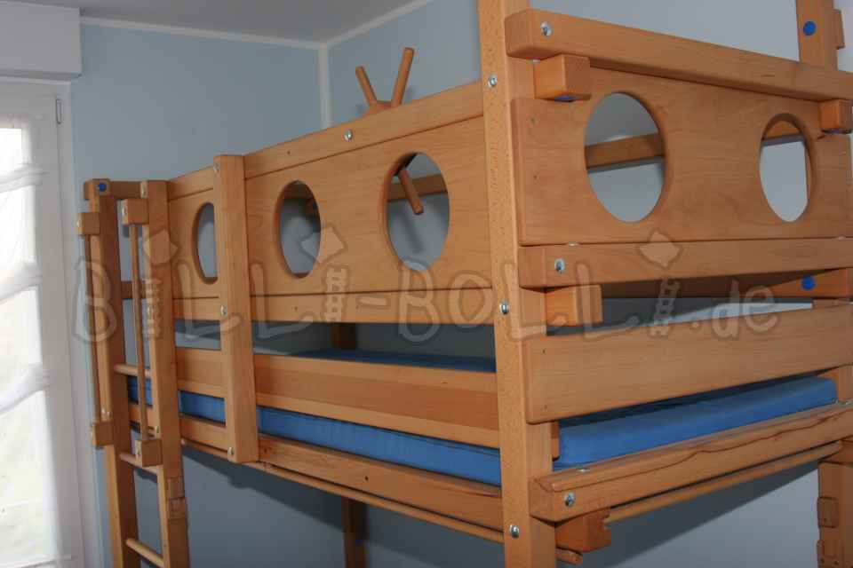 Bunk bed in beech (Category: second hand bunk bed)