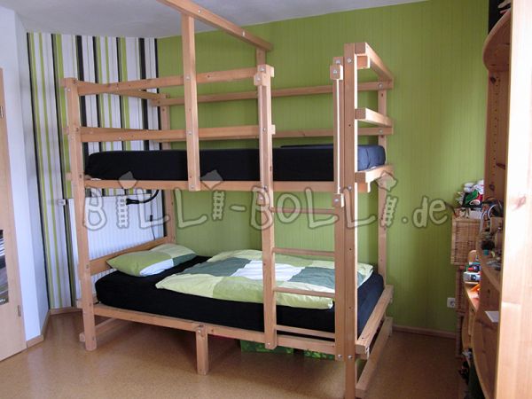 Bunk bed in spruce (Category: second hand loft bed)